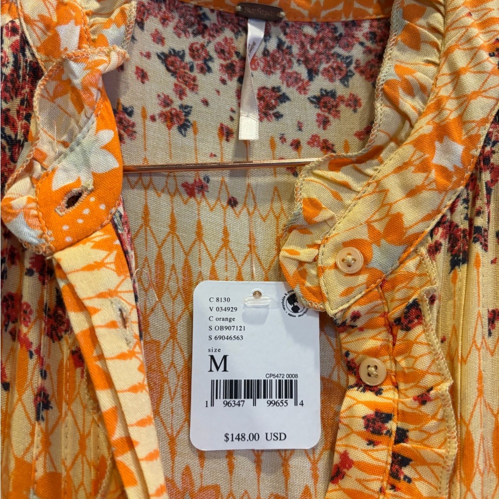 Anthropologie Orange Maxi Dress - Picture 3 of 5